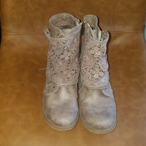 Not Rated Brown Suede Booties